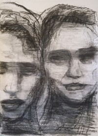 Arsalan Naqvi, 10 x 14 Inch, Charcoal on Paper, Figurative Painting, AC-ARN-156